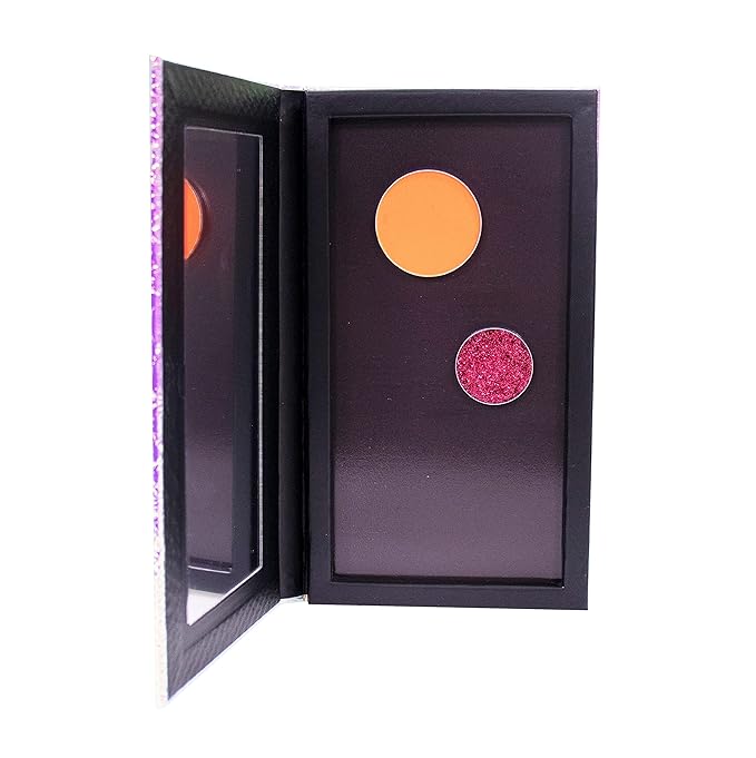 Mermaid Empty Magnetic Palette, Fish scale Empty Magnetic Palette for Highlighters Eyeshadows Lipstick Blush Powder Rectangle Large size (Fish Scales)-Velvo Beauty
