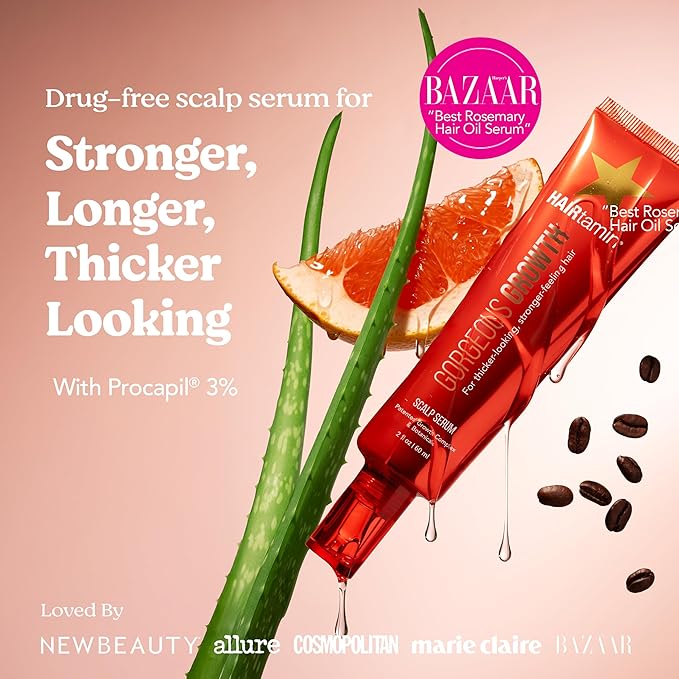 HAIRtamin Scalp Serum | Visibly Thicker, Nourished Hair and Healthy Scalp Treatment (Two Pack)-Velvo Beauty