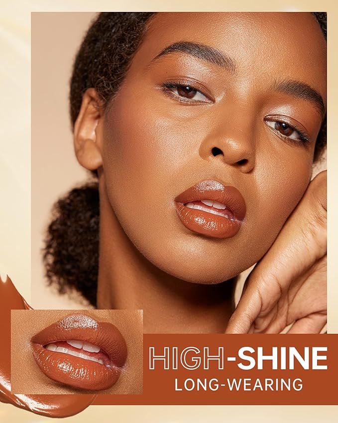 MAKI YIKA Brown Lipstick for Women Moisture Hydrate Lipsticks Glossy Reddish Lipsticks Sheer Finish Lightweight Tinted Lip Balm (Z10 Chocalate)-Velvo Beauty