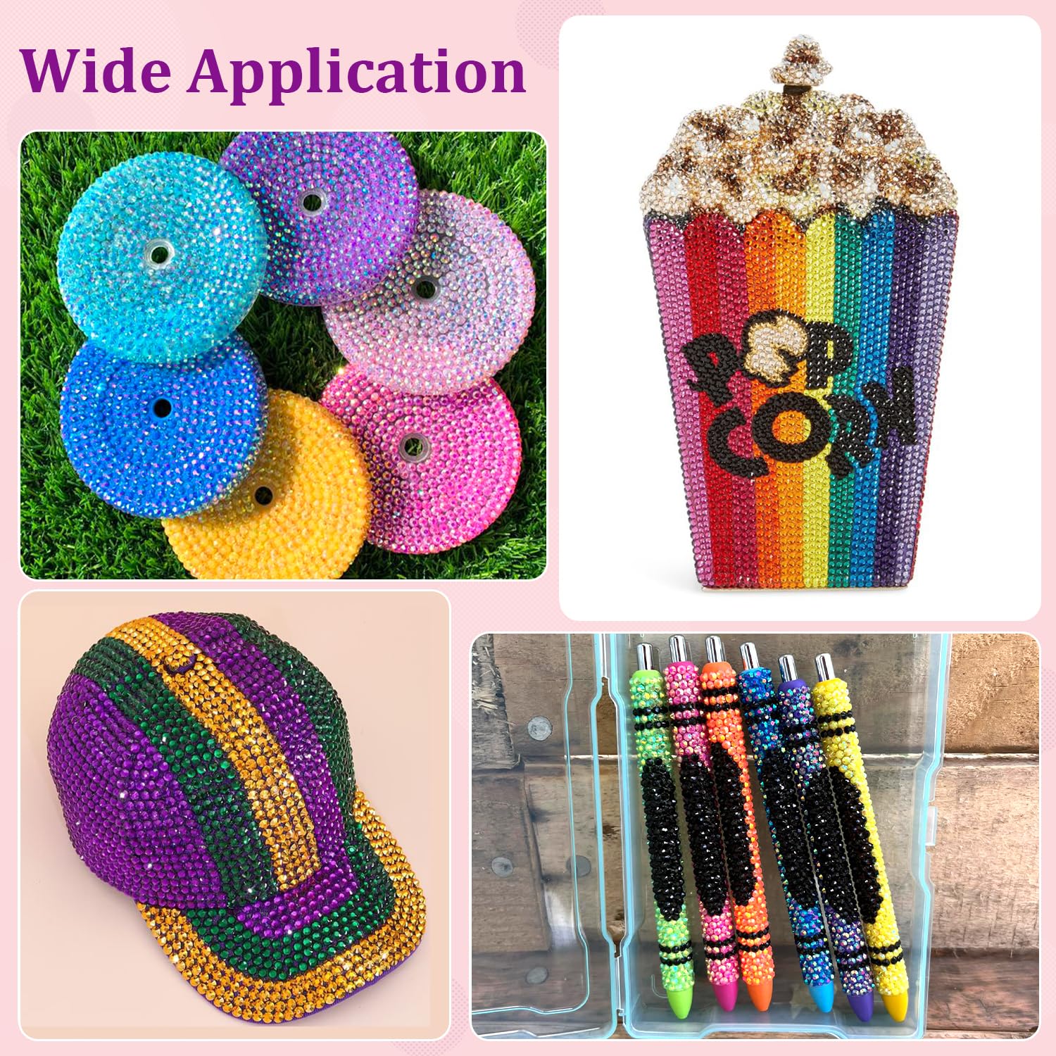 24000Pcs Resin Rhinestones for Bedazzling with Tweezers, Multicolor 3mm Rhinestones for Crafting with 3Pcs 10ml B7000 Jewelry Glue for DIY Crafts Clothing Tumblers Shoes Fabric Nail Art-Velvo Beauty