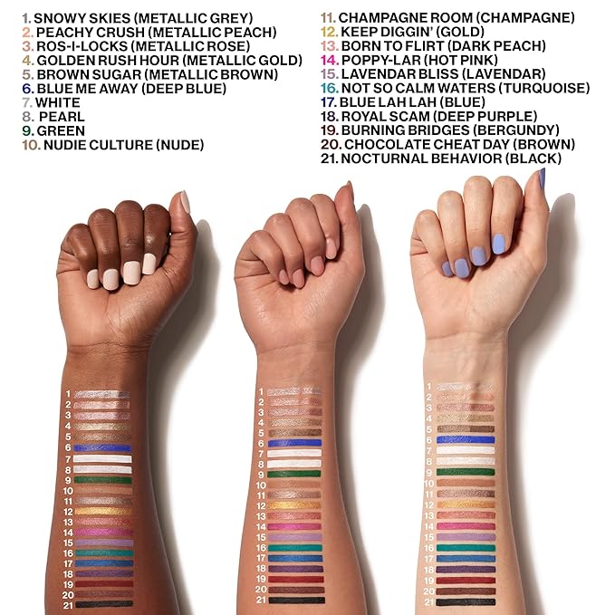 wet n wild Color Icon Cream Eyeliner Eyeshadow Multi-Stick, Moisturizing, Nourishing Velvety Cream-to-Powder Buildable & Blendable Formula, Cruelty-Free & Vegan - Cheat Day-Velvo Beauty