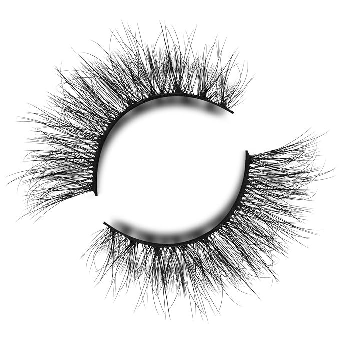 Fake Lashes Natural Wispy Lashes Airy Volume Faux Mink Lashes Fluffy Long False Eye Lashes Sets Pack 18MM Reusable Eyelashes A05-Velvo Beauty