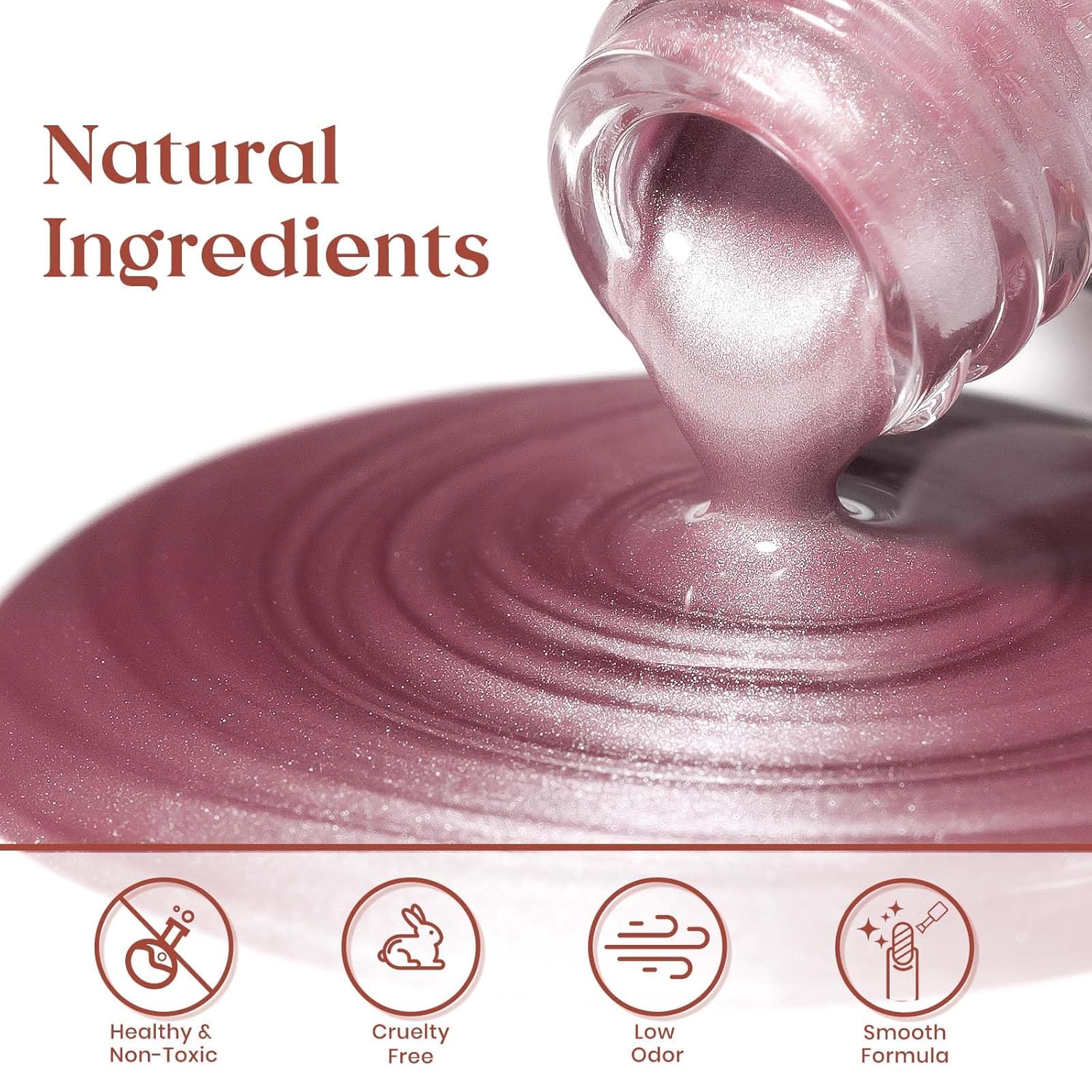 MIZHSE Pink Mirror Nail Polish, Quick Dry Metallic Nail Polish, Air Dry Fast Chrome Nail Lacquer Bright Color Oil-based Nail Art Manicure DIY Home-Velvo Beauty