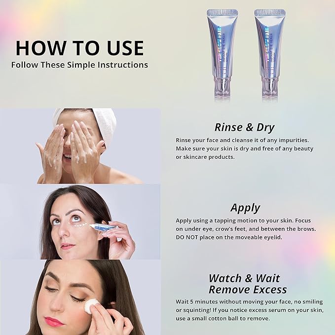 Eye Repair Serum (10g) - Under Eye Cream for Dark Circles to Reduces Eye Bags, Puffiness and Wrinkles - Eye Cream (2 pack)-Velvo Beauty
