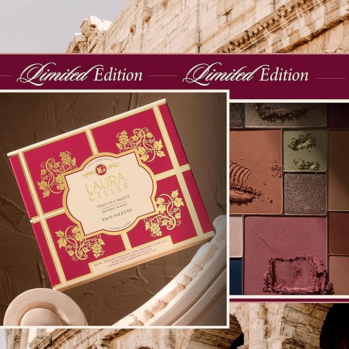 LAURA GELLER NEW YORK Annual Party in a Palette Full Face Palette Set (01 Ready to Jetset!)-Velvo Beauty