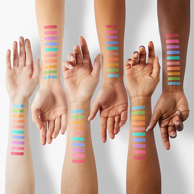 Profusion Cosmetics 10 Shade Eyeshadow Palette - High Pigmented Multi-Finish Colors, Vegan & Cruelty-Free, Create Stunning Looks On-the-Go - Travel-Friendly & Versatile Makeup, Spectrum-Velvo Beauty