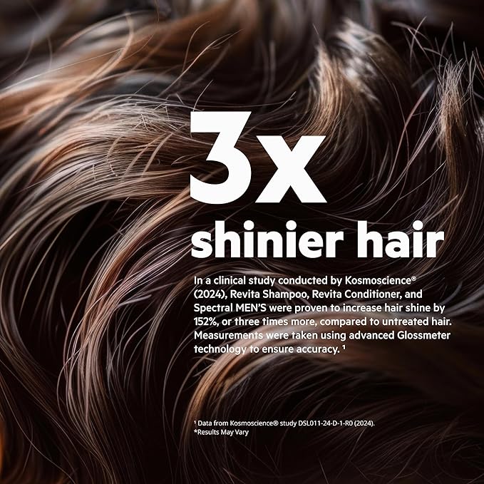 DS Labs Revita Shampoo – High-Performance Hair Density Shampoo, Volumizing & Thickening, Fuller, Healthier-Looking Hair, Sulfate & Silicone Free, For Men & Women, 205mL (Pack of 2)-Velvo Beauty
