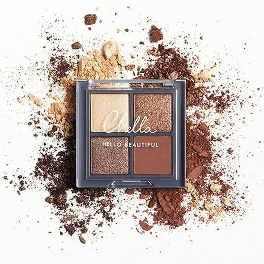 Chella Makeup Eyeshadow Palette, Travel Size, Manifest-Velvo Beauty