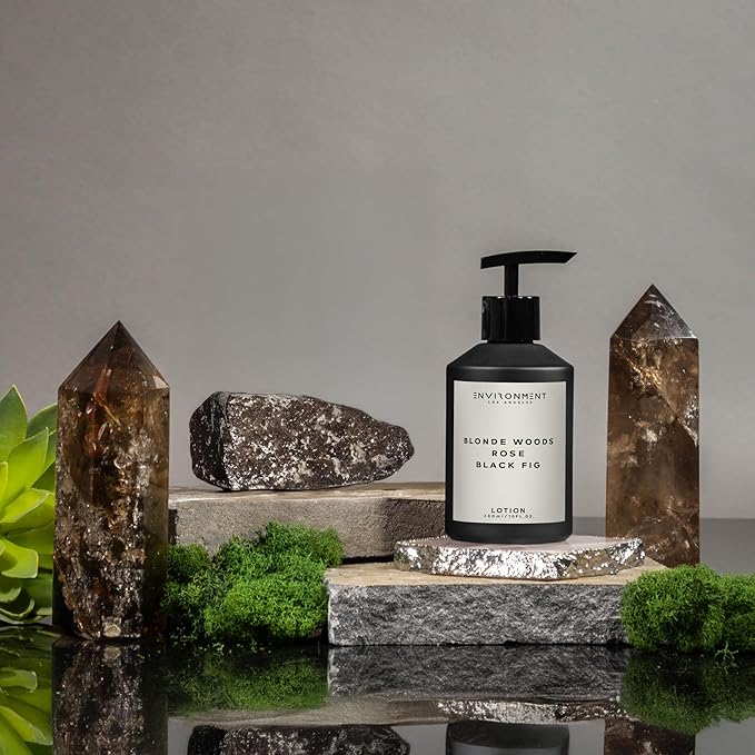 ENVIRONMENT Inspired by 5-Star Hotels EDT Lotion, 300ml Luxury Scented Lotion (Blonde Woods | Rose | Black Fig) Bathroom Luxury, Men & Women High-End Body Lotion, Hand Cream, Dry Skin Treatment-Velvo Beauty
