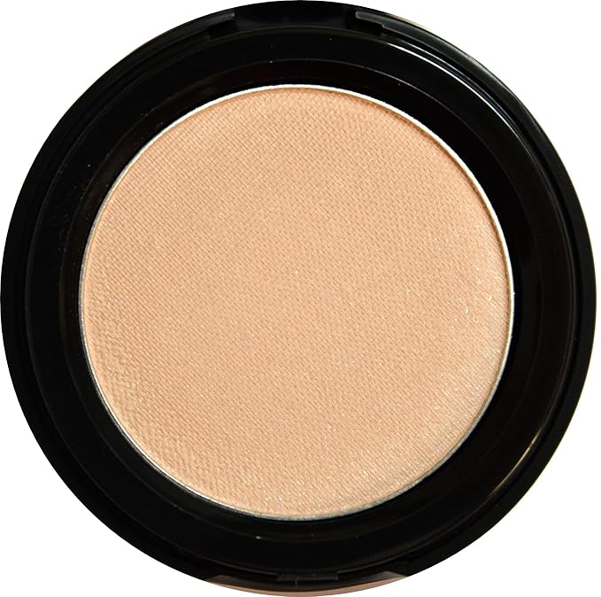 Oyster Off White Nude Naked Cream Color Matte Pressed Powder Single Vegan Eyeshadow; Talc, Paraben & Cruelty Free-Velvo Beauty