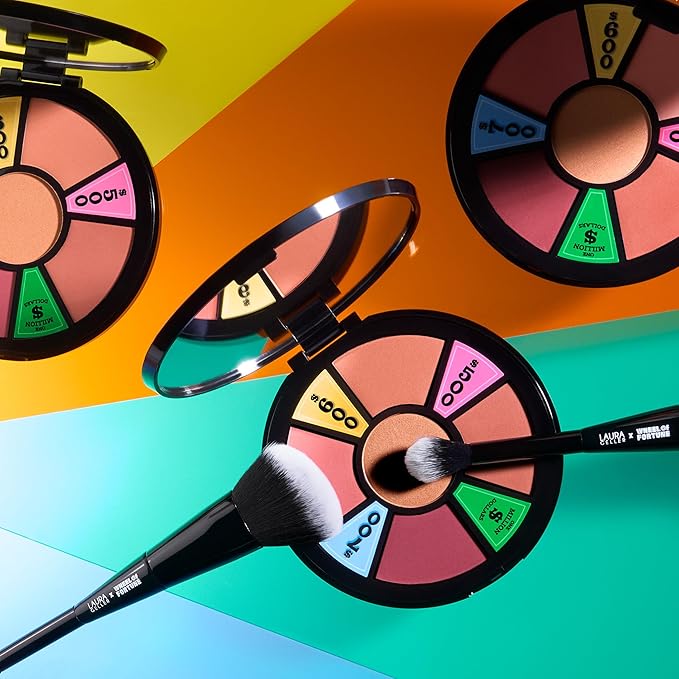 LAURA GELLER NEW YORK Wheel for Fortune Million Bucks Spackle Makeup Primer and Face the Day Blush Palette Kit-Velvo Beauty