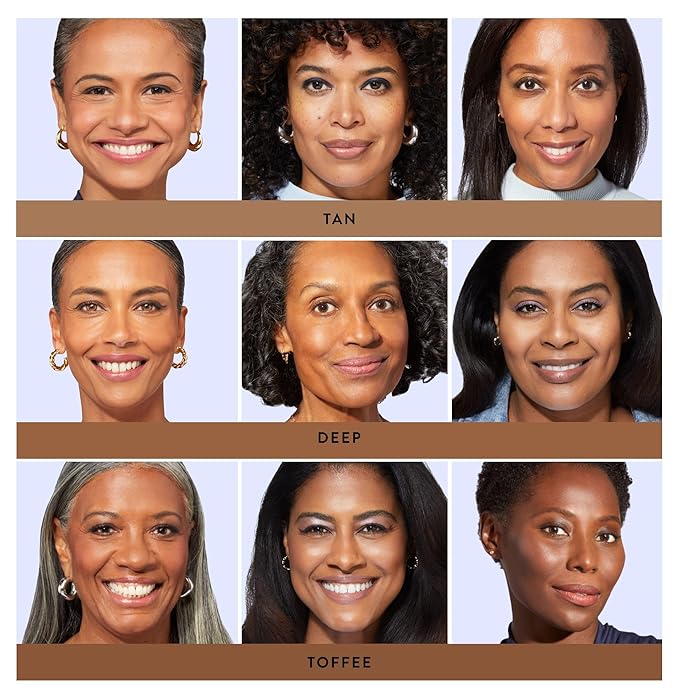 LAURA GELLER NEW YORK Baked Balance-n-Brighten Foundation with Kabuki Brush Makeup Set, Deep-Velvo Beauty