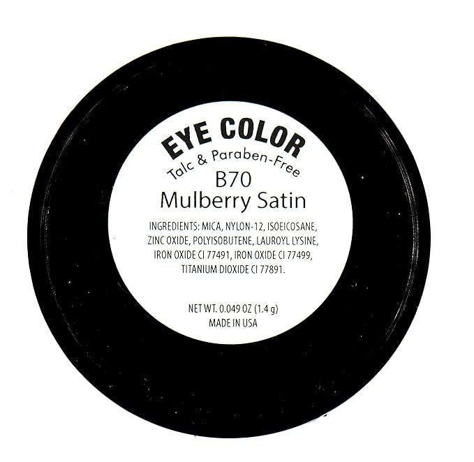 Mulberry Satin Frost Light Purple Lavender Taupe Burnt Burgundy Shimmer Pressed Powder Single Vegan Eyeshadow; Talc, Paraben & Cruelty Free-Velvo Beauty
