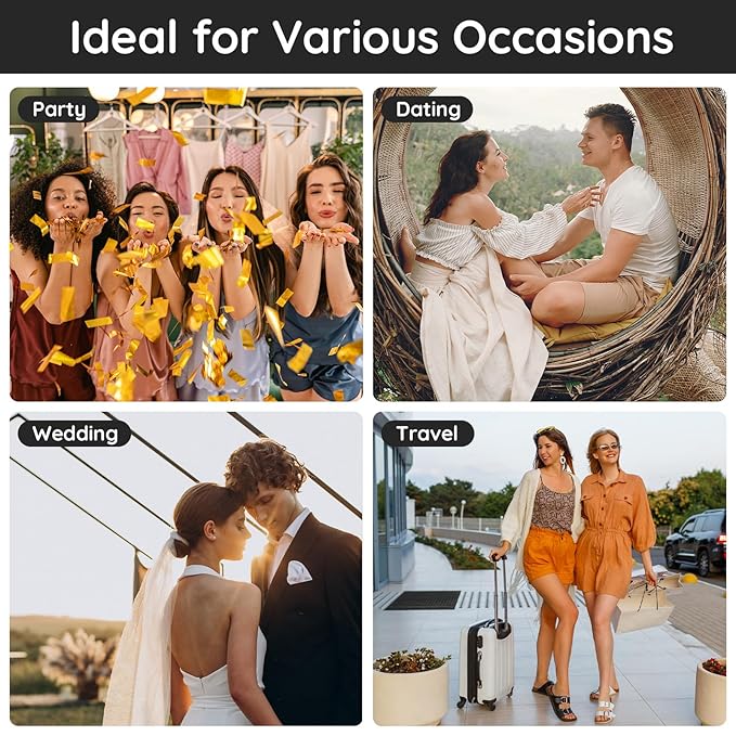 Segbeauty Travel Perfume Atomizer Refillable, 10 Packs Empty Perfume Spray Bottles, 10ML Mini Pocket Cologne Sprayer Fine Mist Atomizer Cosmetic Sample Bottle for Outgoing Party Work-Velvo Beauty