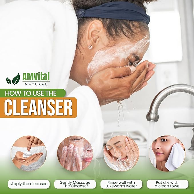 Turmeric Face Wash - Turmeric Facial-Cleanser with Aloe Vera, Vitamin E, and Natural Extracts - Lightweight Daily Gel Face Wash for All Skin Types - 120ml-Velvo Beauty