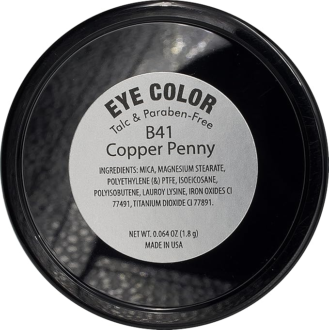 Copper Penny Tan Matte Semi Shimmering Opaque Pressed Powder Single Vegan Eyeshadow; Talc, Paraben & Cruelty Free-Velvo Beauty
