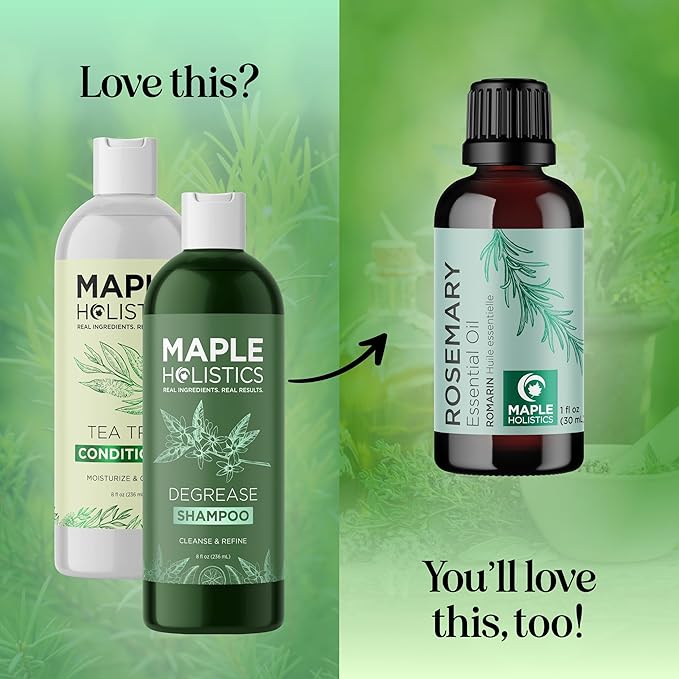 Shampoo and Conditioner for Oily Hair and Scalp - Sulfate and Paraben Free Shampoo and Conditioner Set for Oily Hair Care with Deep Cleansing Tea Tree Oil - Color Safe & Cruelty Free (8 Fl Oz)-Velvo Beauty