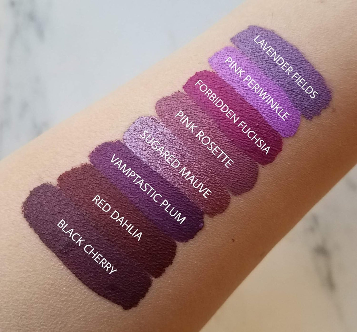 Aromi Sugared Mauve Metallic Liquid Lipstick, Purple Pink Lip Color with Shimmery Finish, Raspberry Mulberry Lipstick, Long-Lasting, Smudge Proof (Sugared Mauve)-Velvo Beauty