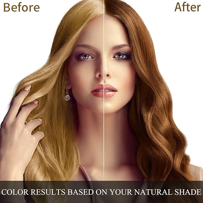 Dark Brown Hair Dye Shampoo 3 in 1 for Gray Coverage for Women Instant Natural Hair Color Shampoo Semi Permanent 500ML - Champu Para Canas Mujer-Velvo Beauty