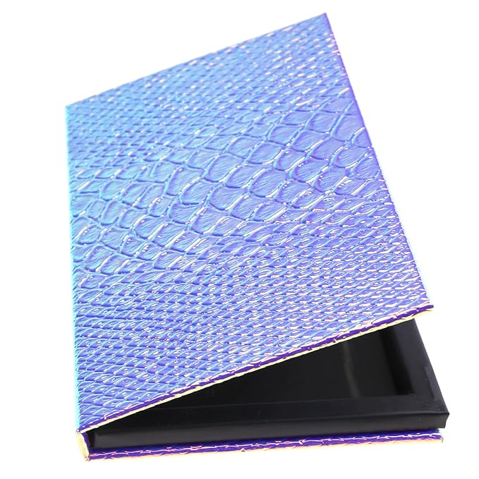 Large Empty Eyeshadow Makeup Box Magnetic Cosmetics Palette Fish Scale DIY Storage Tray Box Holder-Velvo Beauty