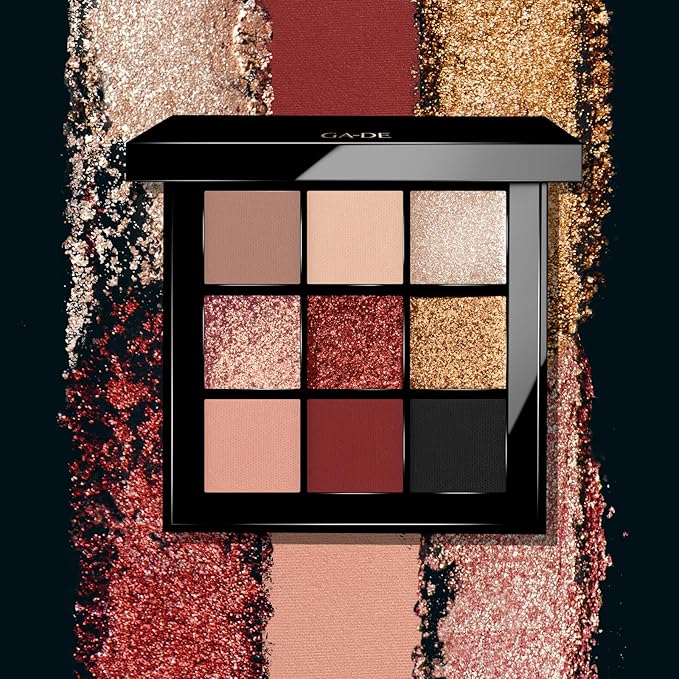 Velveteen Eyeshadow Palette, 51 - Eyeshadow Collection with Light to Deep Shades - for Matte, Metallic, Silky and Shimmery Finishes - 0.286 oz-Velvo Beauty