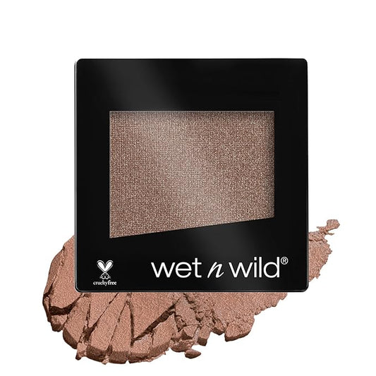 wet n wild Color Icon Eyeshadow - Ultra-Pigmented, Vitamin E Infused for a Silky-Smooth Moisturizing Application, Cruelty-Free & Vegan - Nutty-Velvo Beauty