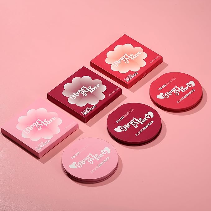 Blush Palette, Bronzer Matte Blush and Highlighter Palette, Cheek Blush Makeup, Bright Pink Blush Powder, Rose Magenta Peach Red, Talc Free-Velvo Beauty