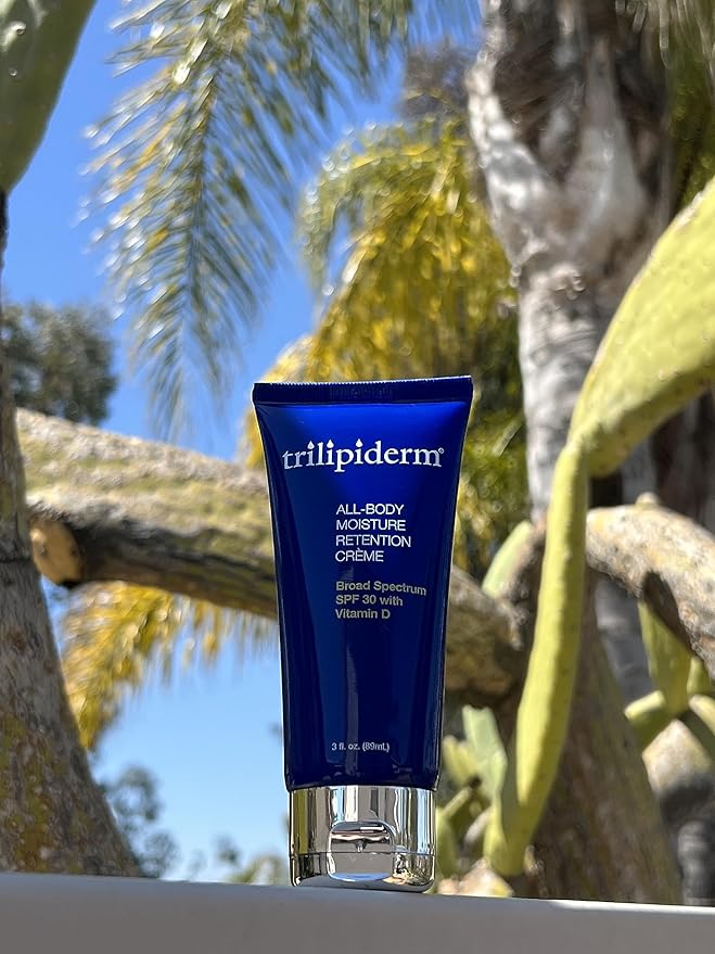 Trilipiderm Travel Size Moisturizer Sunscreen 3oz – The Stowaways Overnight, Travel Size, Getaway – Hydration for Body and Face 1 x SPF 30 Sunblock and 1 x All-Body Moisturizer-Velvo Beauty