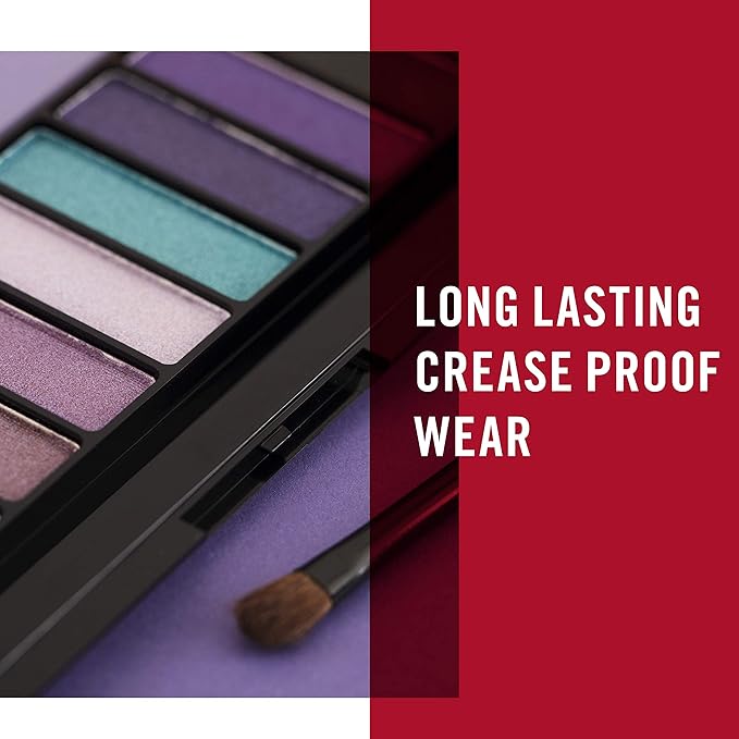 Rimmel London Magnif'Eyes Eyeshadow Palette, 12 Shades, Blendable Formula, Versatile, 008, Electric Violet, 0.5oz-Velvo Beauty