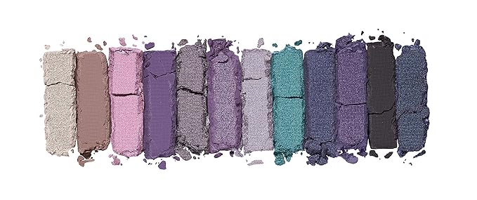 Rimmel London Magnif'Eyes Eyeshadow Palette, 12 Shades, Blendable Formula, Versatile, 008, Electric Violet, 0.5oz-Velvo Beauty