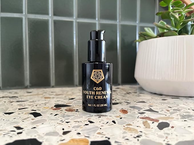 C60 Skincare - Age-Defying Antioxidant Protection - Reduce Wrinkles, Heal Skin, Non-Greasy - Face, Body, Bug Bites, Scarring - Organic Avocado Oil, 99.99% Pure (Regular, C60 Eye Cream)-Velvo Beauty