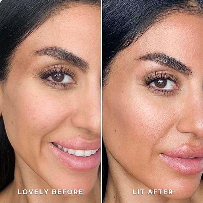 Elizabeth Mott Thank Me Later Glow Enhancer - Hydrating Face Primer & Highlighter for Radiant Skin, Vegan & Cruelty-Free, No Sulfates, Parabens, or Phthalates - Tan Sheer Glow Shade - 30g-Velvo Beauty