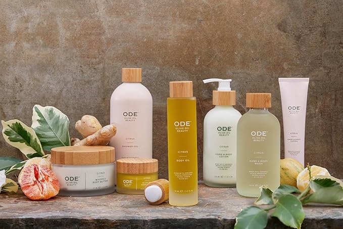 McEvoy Ranch Citrus Hand & Body Wash (2-pack) by ODE Olive Oil Beauty, Organic EVOO, California Made, Nourishing Foaming Wash-Velvo Beauty