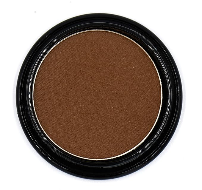 Chocolate Brown Chestnut Cocoa Matte Opaque Pressed Powder Single Vegan Eyeshadow; Talc, Paraben & Cruelty Free-Velvo Beauty