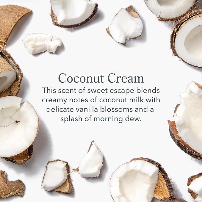 Beekman 1802 Coconut Cream Whipped Body Cream - Scented - 8 oz - Moisturizes, Soothes & Softens - With Coconut Oil & Mango Seed Butter - Microbiome Friendly - No Irritation - Good for Sensitive Skin-Velvo Beauty