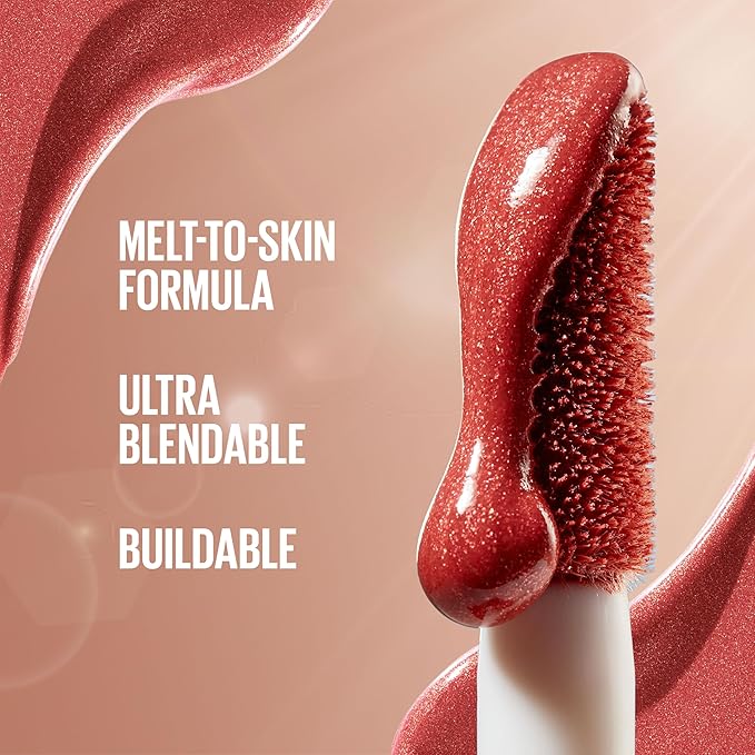 Maybelline Sunkisser Multi-Use Liquid Blush and Bronzer, Blendable, Longwear, Glowy Make Up, Electric Blush, 1 Count-Velvo Beauty