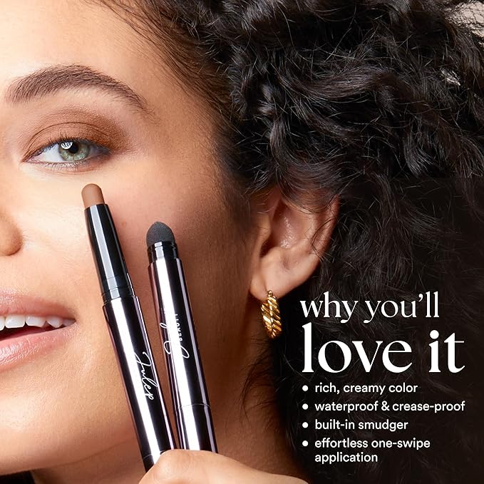 Julep Eyeshadow 101 Cream-to-Powder Waterproof Shadow Stick – Taupe Shimmer – Long-Lasting, Crease-Proof, Soft Grey Shimmer Eyeshadow with Built-in Smudger-Velvo Beauty