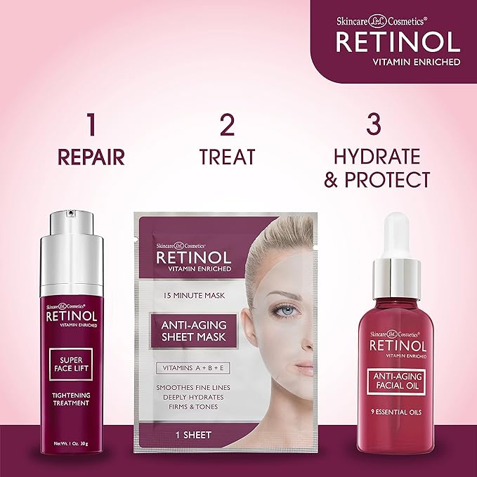Retinol Super Face Lift - Visibly firms and tightens for a lifted, younger look. Infused, Vitamins C & E, this firming blend is a beauty “quick-fix”-Velvo Beauty