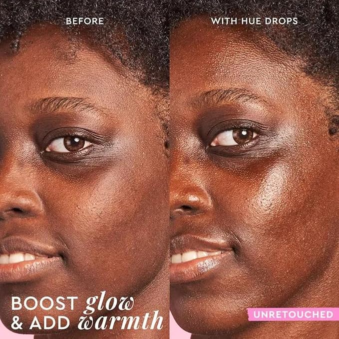 Glow Recipe Hue Drops Tinted Face Serum - Bronzing Drops to Brighten & Hydrate - Skincare Makeup Primer & Liquid Highlighter to Blur Pores for a Radiant, Even Skin Tone - Sunglow (40ml)-Velvo Beauty