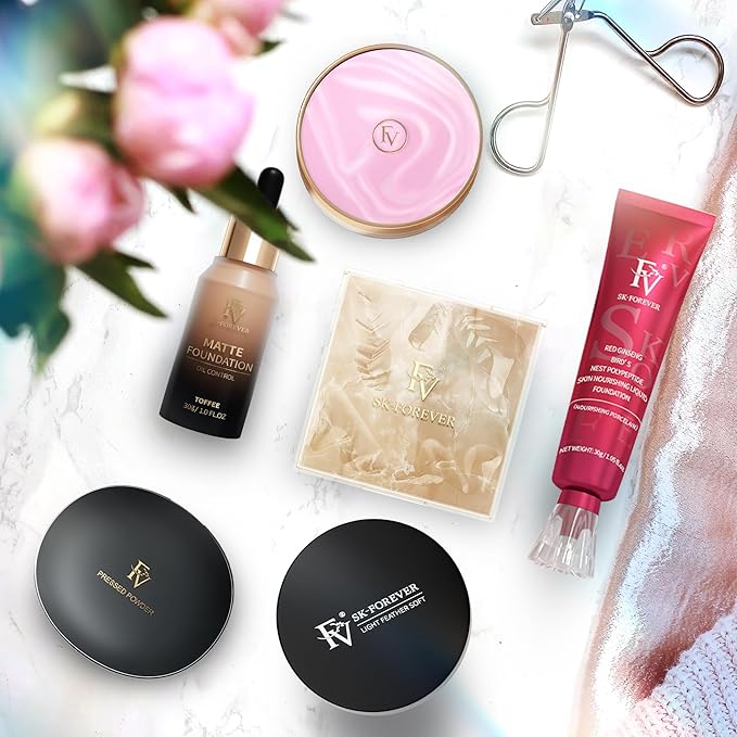 FV 2 Pack Hydrating Liquid Foundation Makeup, Waterproof & Lightweight, Natural Finish with Medium Coverage, Ideal for Dry and Normal Skin (Nourishing Classic Ivory)-Velvo Beauty