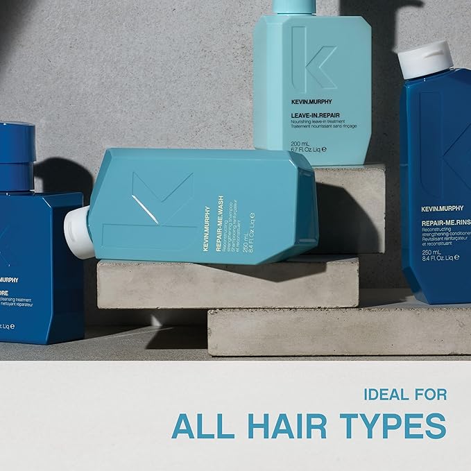 KEVIN.MURPHY REPAIR-ME.WASH - Moisturising Hair Repair Shampoo - Hydrating Frizz Control Shampoo - Sulphate & Paraben Free Hair Care - 1 L / 33.8 fl oz-Velvo Beauty