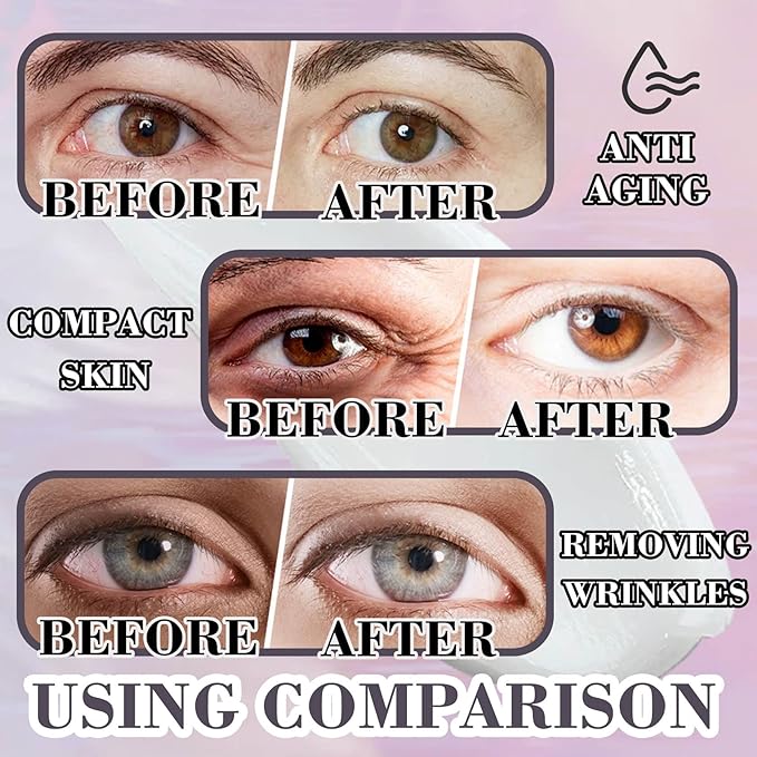 Moisturizer Retinol Eye Cream for Men & Women,Gentle Daily Face Retinol Cream,Long-lasting Day and Night Hydrating Eye Cream for Dark Circles,Puffiness and Bags Under Eyes-Velvo Beauty