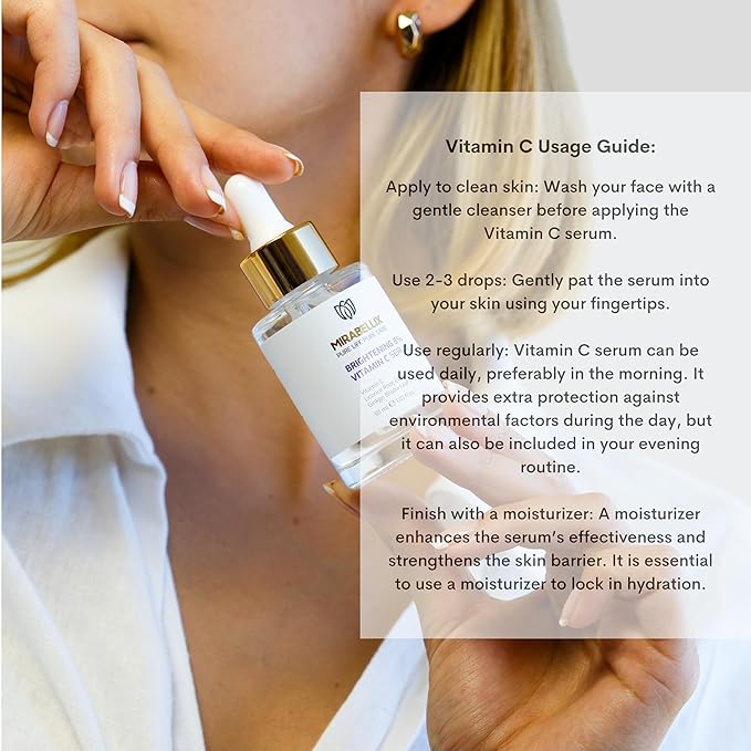 Vitamin C Facial Serum | Daily Antioxidant Support with Niacinamide, Licorice Root & Ginkgo Biloba | Hydrating & Nourishing Formula 30ml-Velvo Beauty