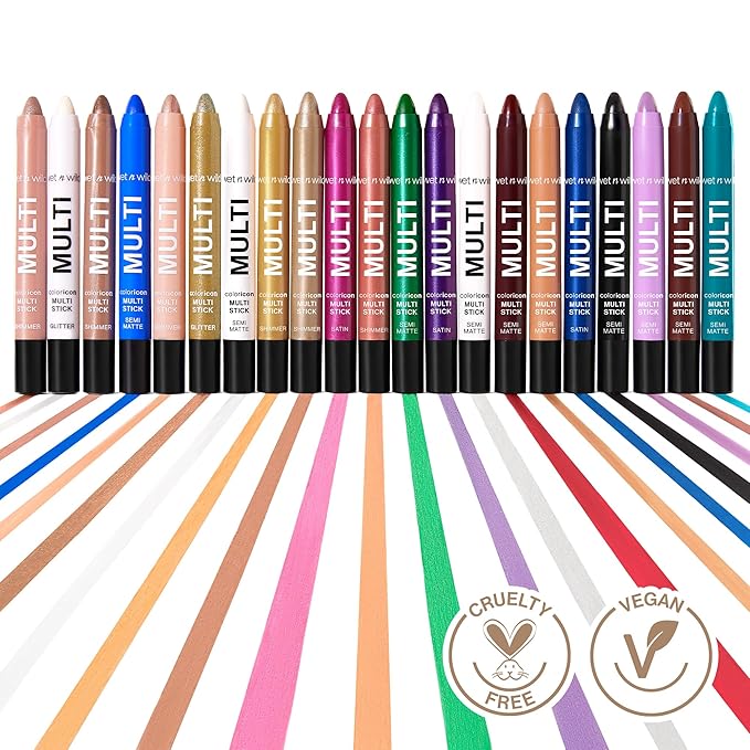 wet n wild Color Icon Cream Eyeliner Eyeshadow Multi-Stick, Moisturizing, Nourishing Velvety Cream-to-Powder Buildable & Blendable Formula, Cruelty-Free & Vegan - Nudie Culture-Velvo Beauty