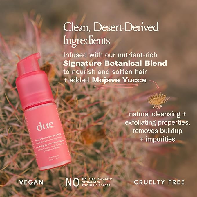 DAE Hair Fairy Duster Dry Shampoo Powder - Volumizing Non-Aerosal Natural Ingredients-Velvo Beauty