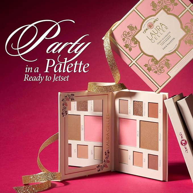 LAURA GELLER NEW YORK Annual Party in a Palette Full Face Palette Set (01 Ready to Jetset!)-Velvo Beauty