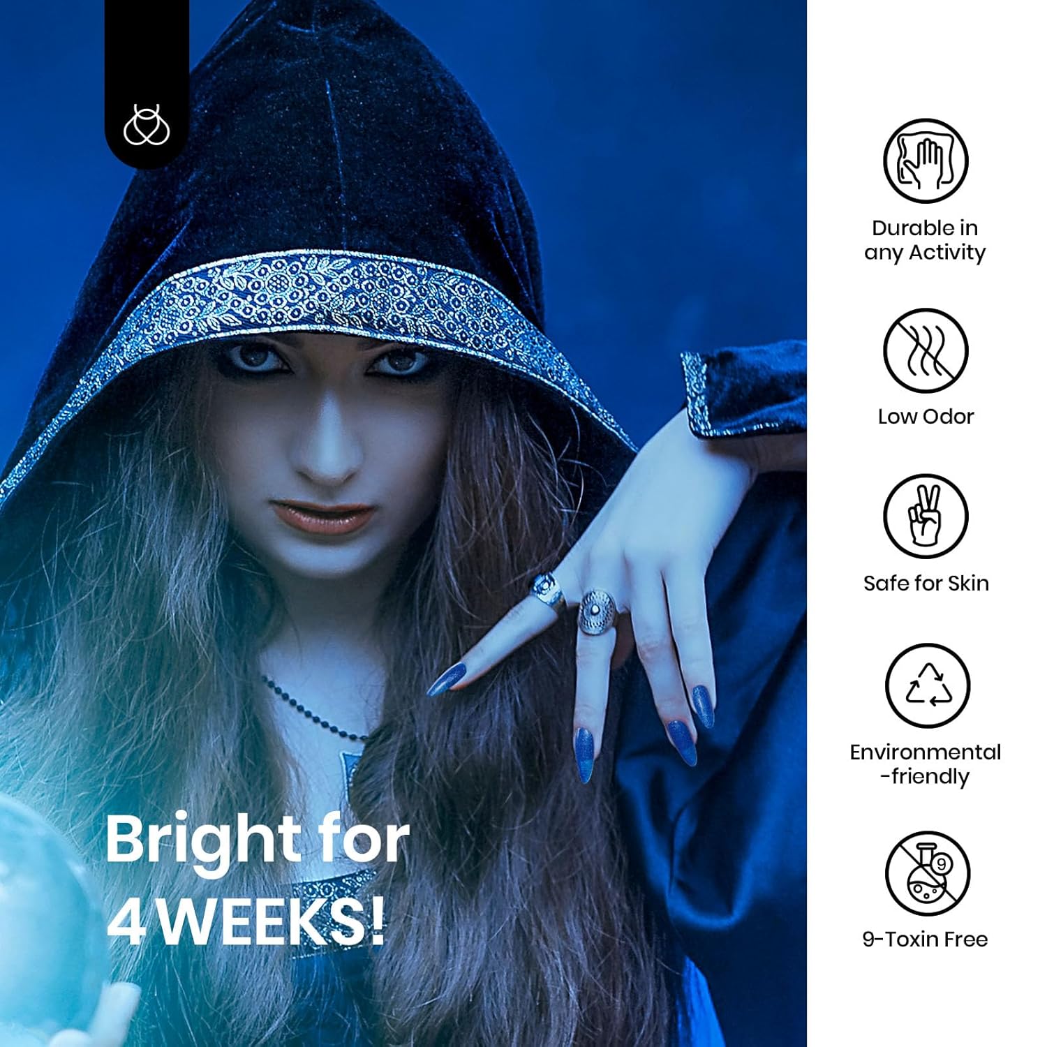 Beetles Glitter Gel Nail Polish, Blue Gel Polish Dark Purple Blue Color Gel Polish Soak Off Gel Nail Art Salon Nail Art DIY Home Nails Gifts for Women Women Manicure, 1 Pcs 15ml-Velvo Beauty