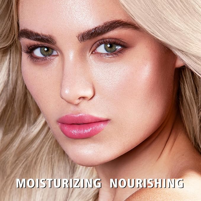 3Pc Moisture Lipsticks for Women Brown Nude Pink Lipstick Hydrate Tinted Lip Balm for Dry Cracked Lips Glossy Lip Color, MA55/58/62-Velvo Beauty
