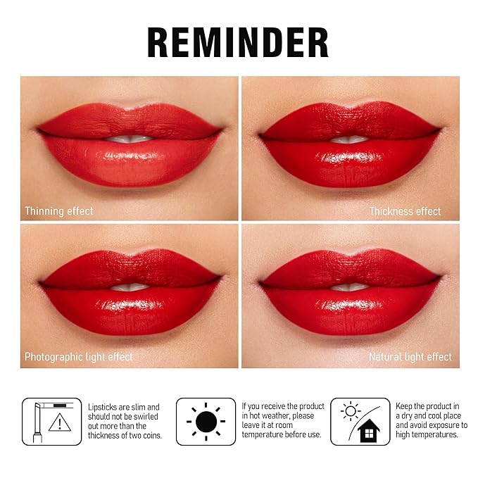 MAKI YIKA Moisture Dark Berry Lipstick for Women Hydrate Lip Gloss for Dry Cracked Lips Weightless Glossy Lip Color Juicy Finish,M039 Blush Berry-Velvo Beauty