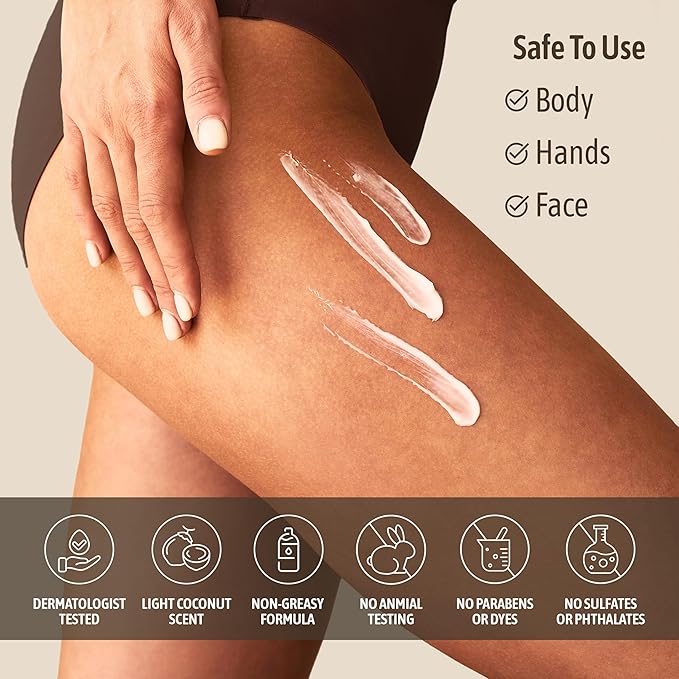 NATURE WELL Hydrate & Soften Coconut Oil Moisturizing Cream for Face, Body, & Hands, Non-Greasy, Intense Hydration & Luxurious Feel, Revives Dry & Sensitive Skin, Superfood for Your Skin, 16 Oz-Velvo Beauty